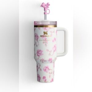 Brand NEW Love Shack Fancy Stanley Ribbon Rosa 40oz Authentic in Original Wrap